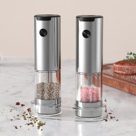 [Pick-Up Only] Electric Salt and Pepper Grinder Set,  Automatic Battery Salt and Pepper Shakers, 6 Adjustable Coarseness with LED